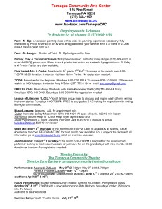 4-4-2014, Tamaqua Chamber of Commerce, Chamber Chatters5