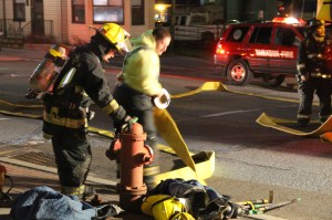 Apartment Fire Response, 14 West Broad Street, Tamaqua, 4-24-2014 (69)
