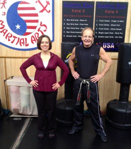 Pictured are Rose Beck and Jon Bonner.