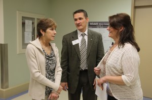 Black Diamond Honoree Tours St. Luke's Hospital, Coaldale, 4-8-2014 (115)