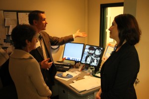 Black Diamond Honoree Tours St. Luke's Hospital, Coaldale, 4-8-2014 (121)