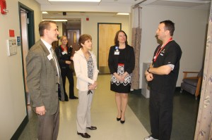 Black Diamond Honoree Tours St. Luke's Hospital, Coaldale, 4-8-2014 (143)