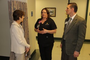 Black Diamond Honoree Tours St. Luke's Hospital, Coaldale, 4-8-2014 (152)