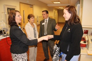 Black Diamond Honoree Tours St. Luke's Hospital, Coaldale, 4-8-2014 (159)
