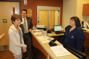 Black Diamond Honoree Tours St. Luke's Hospital, Coaldale, 4-8-2014 (176)