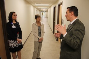 Black Diamond Honoree Tours St. Luke's Hospital, Coaldale, 4-8-2014 (19)