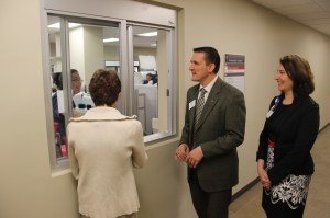 Black Diamond Honoree Tours St. Luke's Hospital, Coaldale, 4-8-2014 (29)