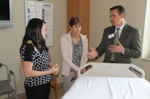 Black Diamond Honoree Tours St. Luke's Hospital, Coaldale, 4-8-2014 (56)