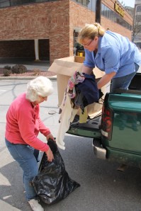 Clothing Drive, 300 Bags Collected, Class of 2017, Citizens Fire Company, Tamaqua (1)