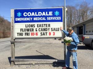 Coaldale Lions Club Easter Candy and Flower Sale, Ambulance Building, Coaldale 2
