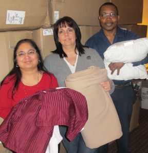 Pictured are Comfort Inn owner Charmi Shah, general manager Jeaninne Motroni, and maintenance Ignatius Francois.