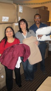 Comfort  Inn Donates Bed Sheets, Blankets, Pillows, Hazleton, 4-1-2014 (7)