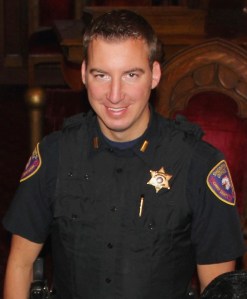 Pictured is officer Dave Midas who passed away October 26, 2013.