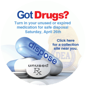 Drug Prescription Take Back Day LOGO