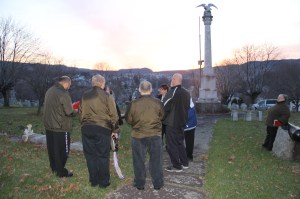 Easter Sunrise Service via Salvation Army, Odd Fellows Cemetery, Tamaqua, 4-20-2014 (14)