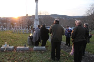 Easter Sunrise Service via Salvation Army, Odd Fellows Cemetery, Tamaqua, 4-20-2014 (18)