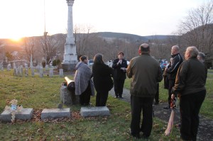 Easter Sunrise Service via Salvation Army, Odd Fellows Cemetery, Tamaqua, 4-20-2014 (20)