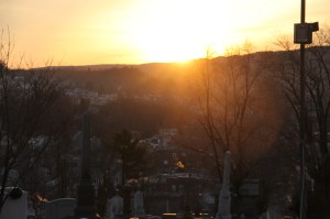 Easter Sunrise Service via Salvation Army, Odd Fellows Cemetery, Tamaqua, 4-20-2014 (24)
