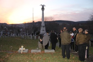 Easter Sunrise Service via Salvation Army, Odd Fellows Cemetery, Tamaqua, 4-20-2014 (7)