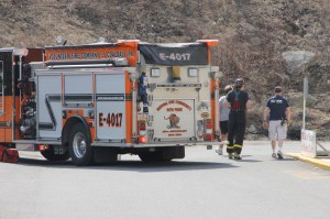 Electrical Fire Response, Sundance Vacations, behind YMCA, Tamaqua, 4-13-2014 (11)