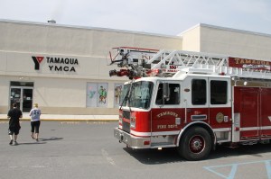 Electrical Fire Response, Sundance Vacations, behind YMCA, Tamaqua, 4-13-2014 (13)