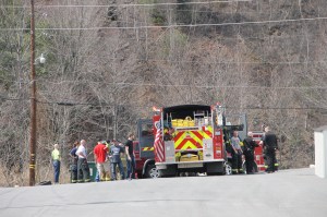 Electrical Fire Response, Sundance Vacations, behind YMCA, Tamaqua, 4-13-2014 (18)