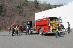 Electrical Fire Response, Sundance Vacations, behind YMCA, Tamaqua, 4-13-2014 (23)