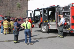 Electrical Fire Response, Sundance Vacations, behind YMCA, Tamaqua, 4-13-2014 (26)
