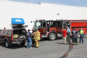 Electrical Fire Response, Sundance Vacations, behind YMCA, Tamaqua, 4-13-2014 (27)