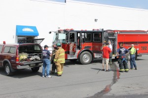 Electrical Fire Response, Sundance Vacations, behind YMCA, Tamaqua, 4-13-2014 (28)