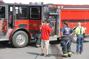 Electrical Fire Response, Sundance Vacations, behind YMCA, Tamaqua, 4-13-2014 (29)