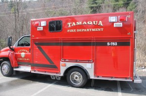 Electrical Fire Response, Sundance Vacations, behind YMCA, Tamaqua, 4-13-2014 (34)