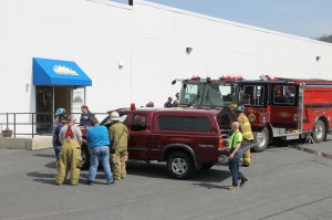 Electrical Fire Response, Sundance Vacations, behind YMCA, Tamaqua, 4-13-2014 (36)