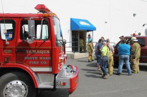 Electrical Fire Response, Sundance Vacations, behind YMCA, Tamaqua, 4-13-2014 (39)