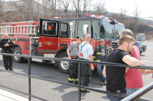 Electrical Fire Response, Sundance Vacations, behind YMCA, Tamaqua, 4-13-2014 (45)