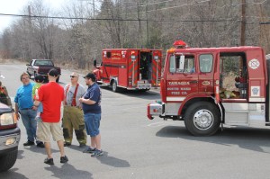 Electrical Fire Response, Sundance Vacations, behind YMCA, Tamaqua, 4-13-2014 (49)