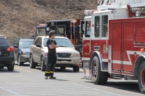 Electrical Fire Response, Sundance Vacations, behind YMCA, Tamaqua, 4-13-2014 (5)