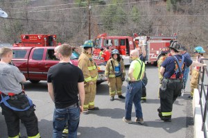 Electrical Fire Response, Sundance Vacations, behind YMCA, Tamaqua, 4-13-2014 (52)