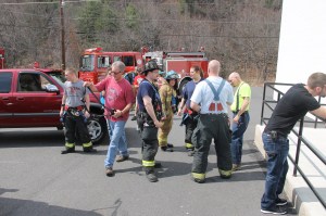 Electrical Fire Response, Sundance Vacations, behind YMCA, Tamaqua, 4-13-2014 (54)