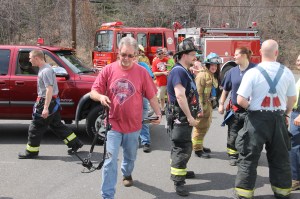 Electrical Fire Response, Sundance Vacations, behind YMCA, Tamaqua, 4-13-2014 (55)