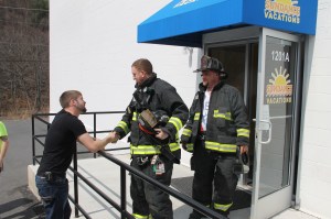 Electrical Fire Response, Sundance Vacations, behind YMCA, Tamaqua, 4-13-2014 (58)