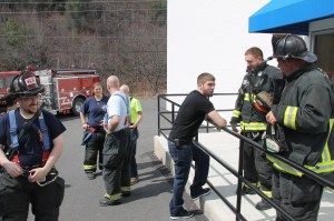 Electrical Fire Response, Sundance Vacations, behind YMCA, Tamaqua, 4-13-2014 (60)
