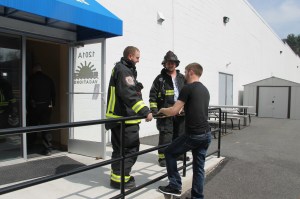 Electrical Fire Response, Sundance Vacations, behind YMCA, Tamaqua, 4-13-2014 (65)