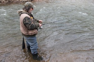 Fishing, Locust Creek, Little Schuylkill, Rush Township, 4-18-2014 (10)