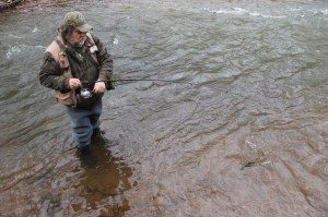 Fishing, Locust Creek, Little Schuylkill, Rush Township, 4-18-2014 (22)