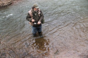 Fishing, Locust Creek, Little Schuylkill, Rush Township, 4-18-2014 (29)