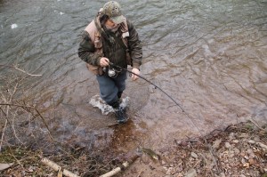 Fishing, Locust Creek, Little Schuylkill, Rush Township, 4-18-2014 (32)