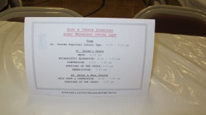 Free Lenten Soup Supper, Eucharistic Adoration, St. Jerome Regional School, Tamaqua (9)