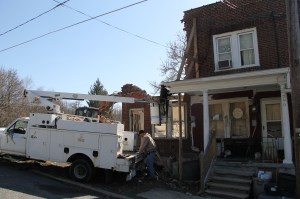 House Demolition, 3rd Street, Coaldale, 4-16-2014 (12)