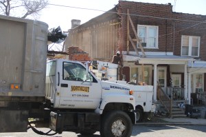 House Demolition, 3rd Street, Coaldale, 4-16-2014 (14)